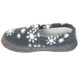 Polar Feet Women's Perfect Mocs in Snowflake Left Side