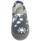 Polar Feet Women's Perfect Mocs in Snowflake Front