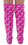Over The Knee Fleece Socks - Kaleidoscope