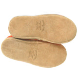 Polar Feet Kids' Perfect Mocs in Raspberry Sunrise with real suede soles