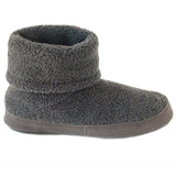 Polar Feet Men's Snugs Slippers in Grey Berber Side View