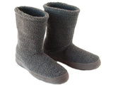 Polar Feet Men's Snugs Slippers in Grey Berber