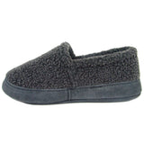 Polar Feet Women's Perfect Mocs in Grey Berber Left Side