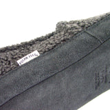 Polar Feet Women's Perfect Mocs in Grey Berber with Real Suede Soles