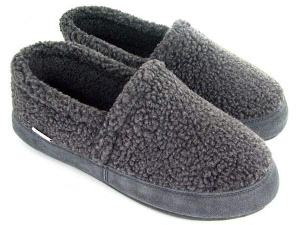 Polar Feet Women's Perfect Mocs in Grey Berber