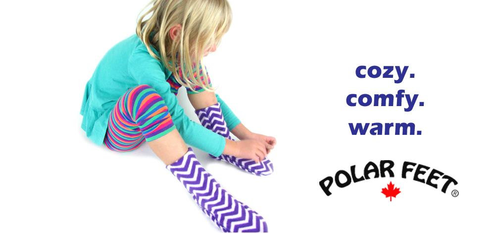 Polar Feet Fleece knee high socks warm cozy