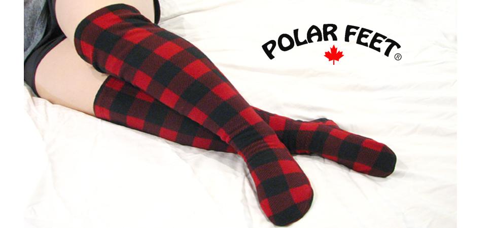 Polar Feet indoor outdoor slippers for camping cabin all season